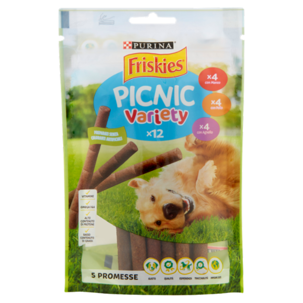 PURINA FRISKIES Picnic Assortito 12 sticks 100 g