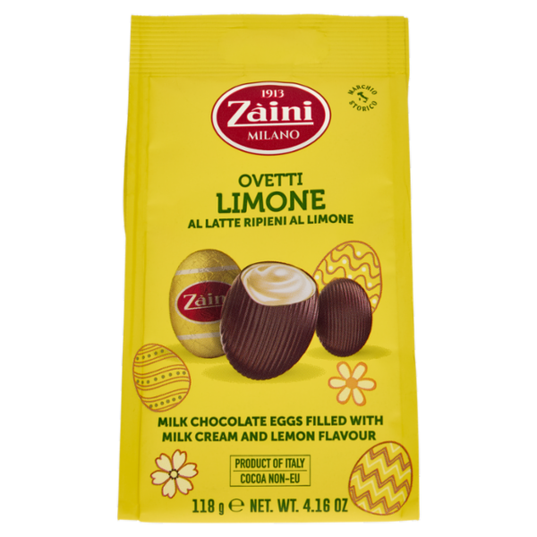 Zàini Ovetti Limone al Latte Ripieni al Limone 118 g