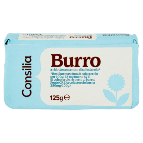 Consilia Burro a Ridotto Contenuto di Colesterolo 125 g