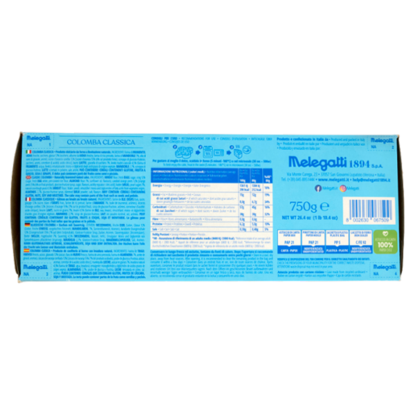 Melegatti 1894 Colomba Classica 750 g