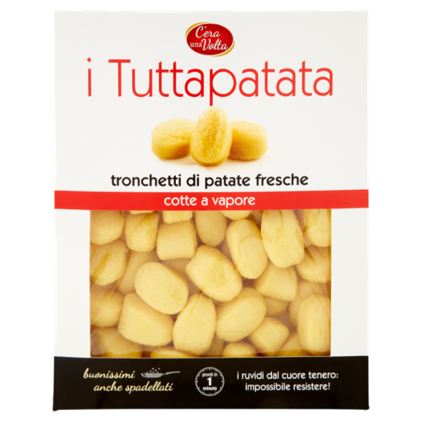 C'era una Volta i Tuttapatata tronchetti di patate fresche cotte a vapore 400 g