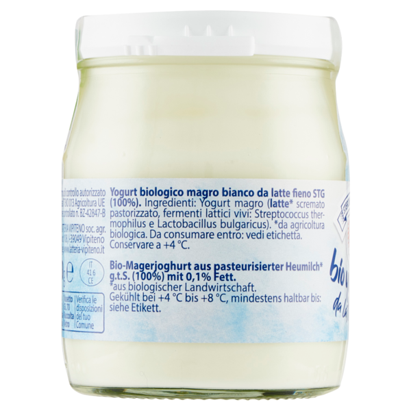 Sterzing Vipiteno bio yogurt da latte fieno Magro 150 g