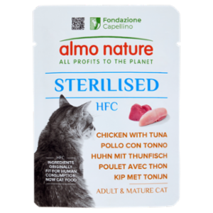 Almo Nature HFC Sterilised Adult & Mature Cat Pollo Con Tonno 50 g