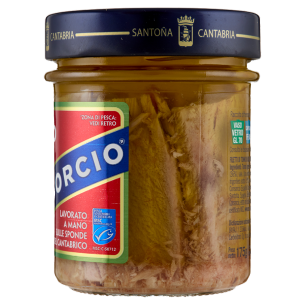 Consorcio Filetti di Tonno in Olio d'Oliva Extra Vergine Bio 175 g