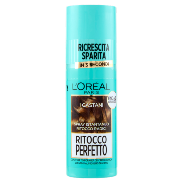 L'Oréal Paris Ritocco Perfetto Spray Istantaneo Ritocco Radici, i Castani, 75 ml