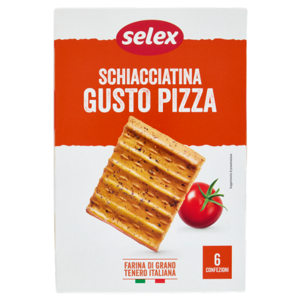 Selex Schiacciatina Gusto Pizza 6 Porzioni da 37,5 g