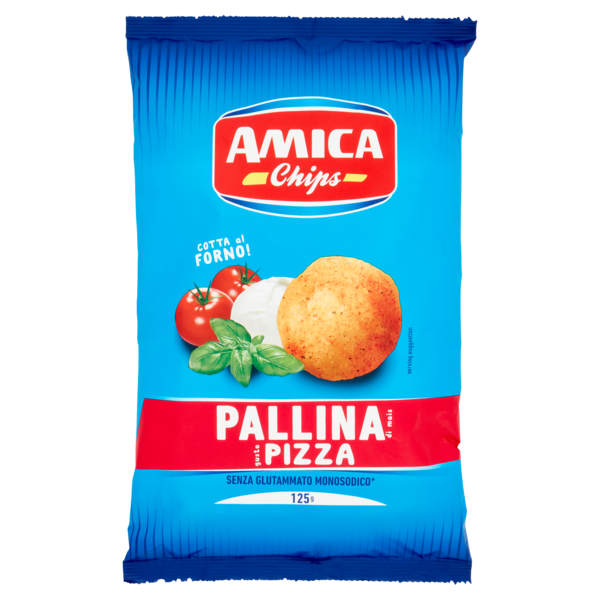 Amica Chips Pallina di mais gusto Pizza 125 g