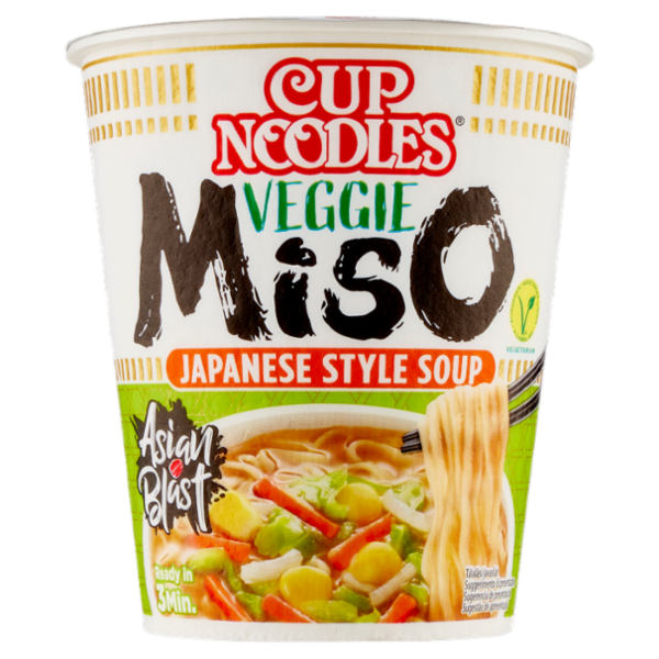 Nissin Cup Noodles Veggie Miso 67 g