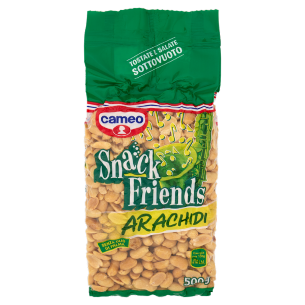 cameo Snack Friends Arachidi Tostate e Salate Sottovuoto 500 g