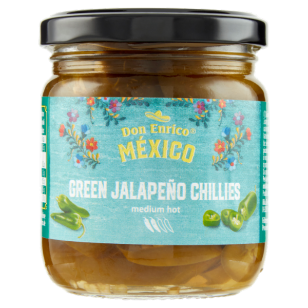 Don Enrico México Green Jalapeño Chillies 190 g
