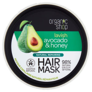 Organic Shop Lavish Avocado & Honey Natural Repairing Hair Mask 250 Ml