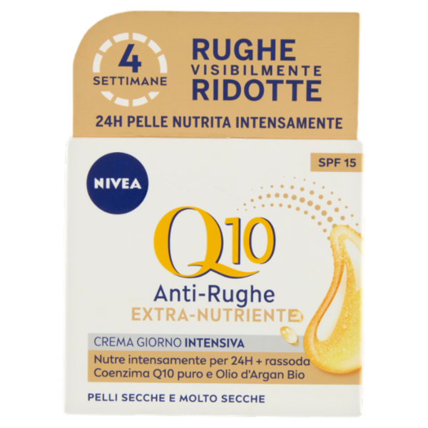 Nivea Q10 Anti-Rughe Extra-Nutriente Crema Giorno Intensiva SPF 15 50 ml