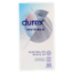 Durex Preservativi Invisible Ultra Sottili, 10 Profilattici