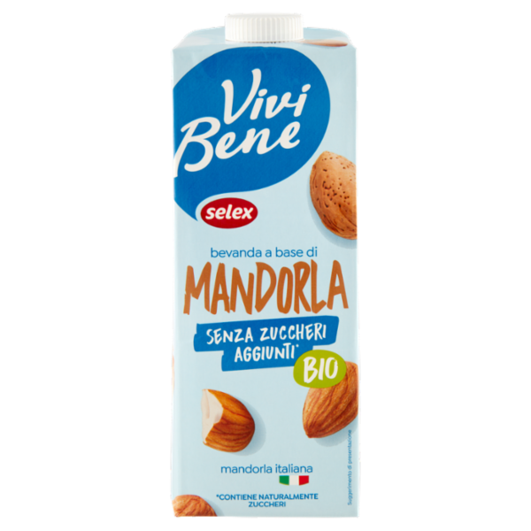Selex Vivi Bene Bevanda a Base di Mandorla Biologica 1 L