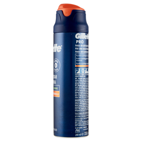 Gillette Gel da Barba da Uomo Pro Pelle Sensibile, 200 ml