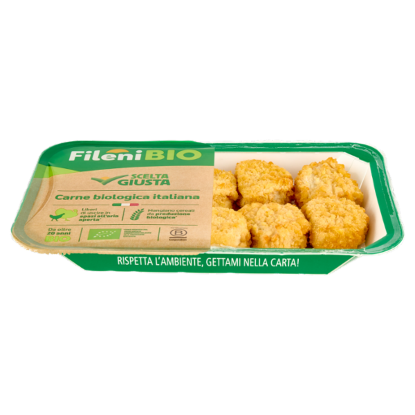 Fileni Bio Bocconcini Panati di Petto di Pollo Bio 0,220 kg