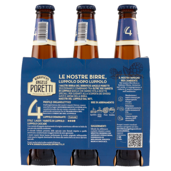 Birrificio Angelo Poretti l'Originale 4 Luppoli 3 x 33 cl