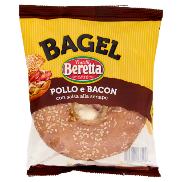 Fratelli Beretta Bagel Pollo e Bacon con salsa alla senape 160 g