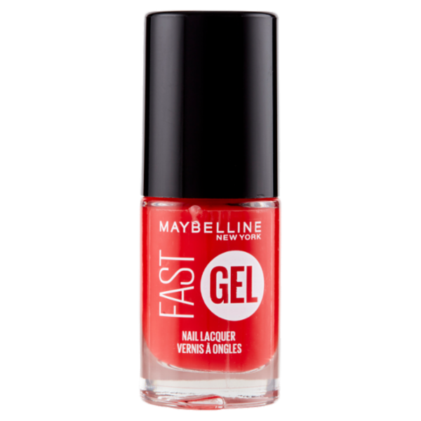 Maybelline New York Fast Gel Smalto Effetto Gel Asciugatura Veloce, 11 Red Punch, 7 ml