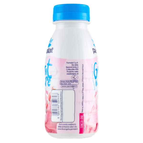 parmalat Gelat da Bere UHT Panna e Fragola 250ml
