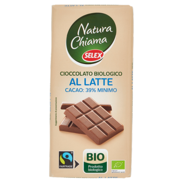 Selex Natura Chiama Cioccolato al Latte Biologico 100 g