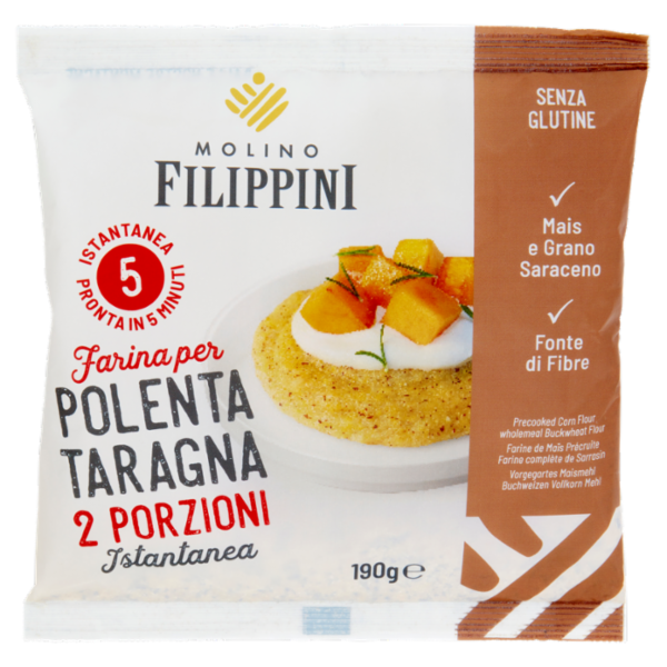 Molino Filippini Farina per Polenta Taragna Istantanea 190 g