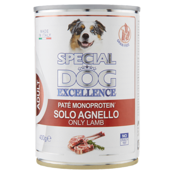 Special Dog Excellence Adult Patè Monoprotein* Solo Agnello 400 g