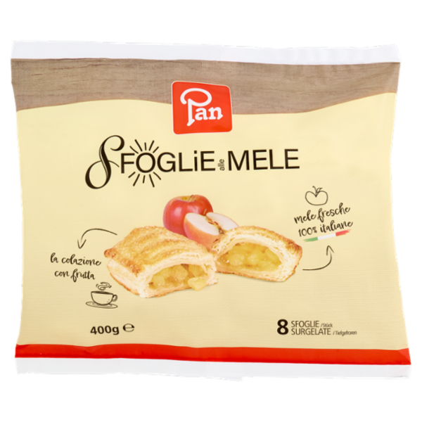 Pan Sfoglie alle Mele Surgelate 8 Sfoglie 400 g
