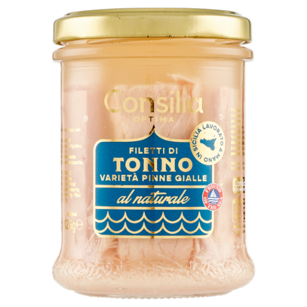 Consilia Optima Filetti di Tonno al Naturale 180 g