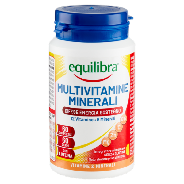 equilibra Multivitamine Minerali Difese Energia Sostegno 60 Compresse 73,4 g