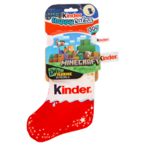 Kinder Happy Calza Minecraft 6 Pezzi 130 g