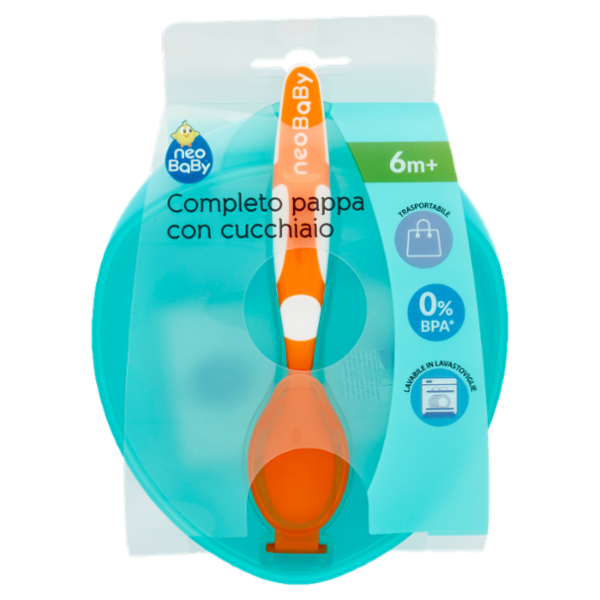 neo Baby Completo pappa con cucchiaio 6m+