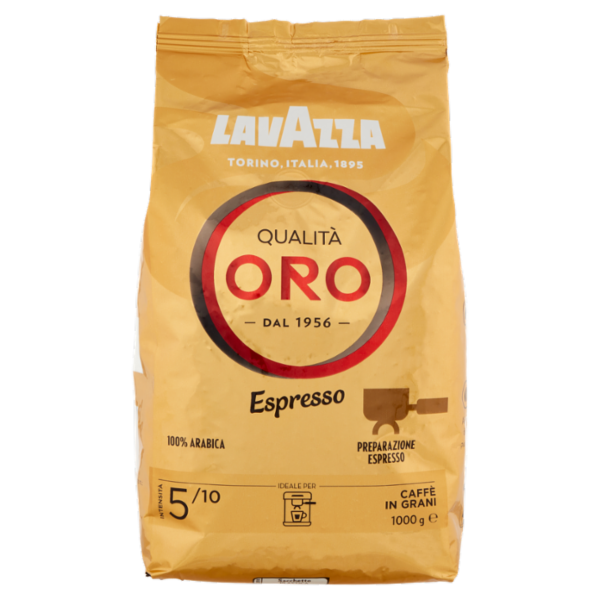 Lavazza Qualità Oro Espresso Caffè in Grani 1000 g