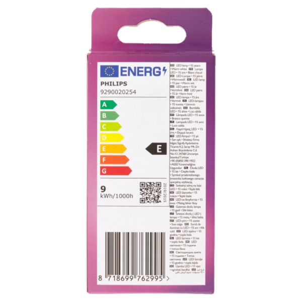 Philips Led goccia filamento 75W E27 2700K