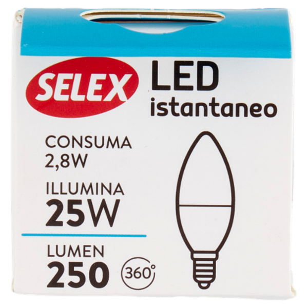 Selex Lampadina Led SMD Mini Oliva E14 3W