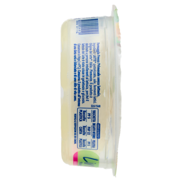 Fattorie Osella Linea Osella Formaggio Fresco Primosale Senza Lattosio 125g