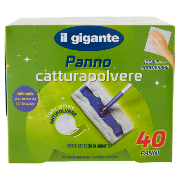 IL GIGANTE Panno catturapolvere 40 Panni