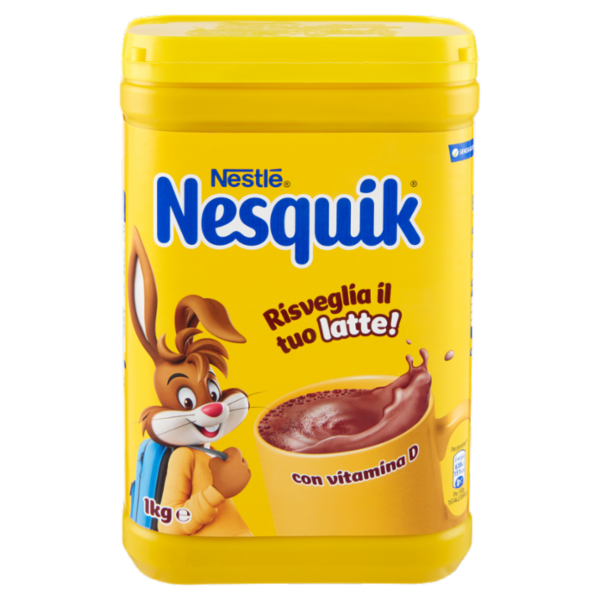 NESQUIK Preparato Solubile per Bevanda con Cacao Magro barattolo 1 Kg