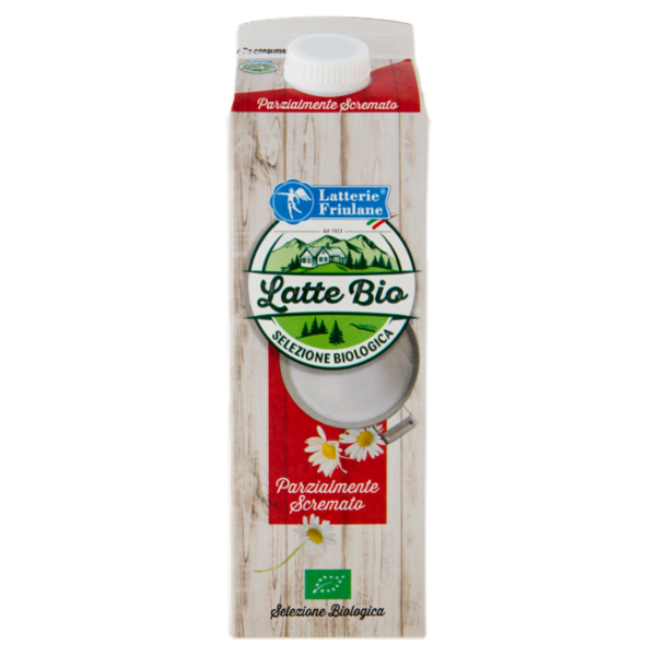 Latterie Friulane Latte Bio Parzialmente Scremato 1000 ml