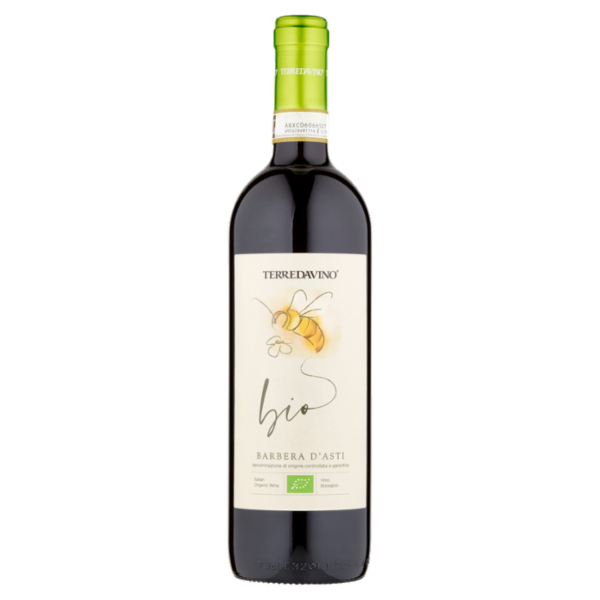 Terredavino bio Barbera d'Asti docg Vino Biologico 75 CL