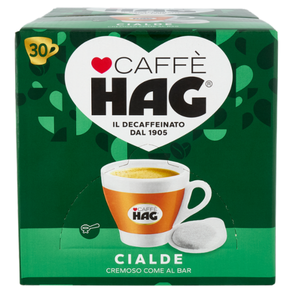 Caffè Hag Classico- 30 Cialde Caffè Decaffeinato ESE 44mm 210g