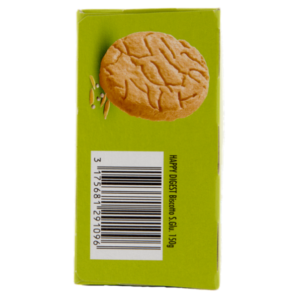 Céréal Happy Digest, Biscotto ai Grani Antichi, Senza Glutine, Senza Lattosio - 150 g