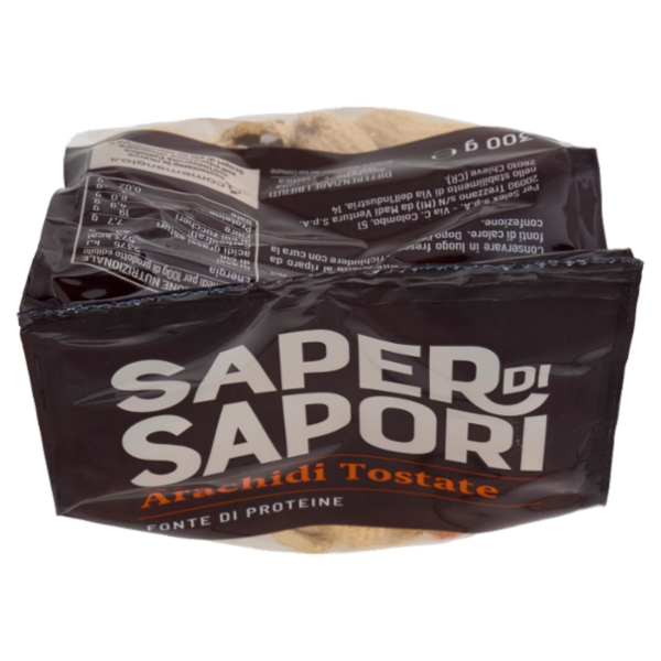 Selex Saper di Sapori Frutta Secca Arachidi Tostate con Guscio 300 g