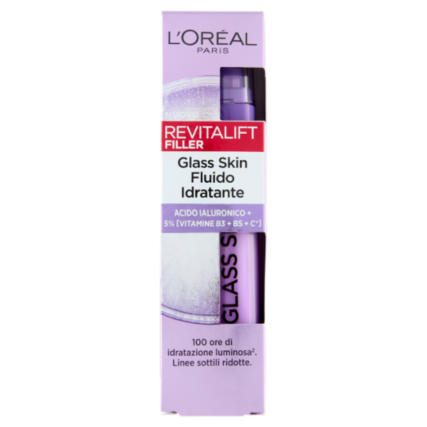 L'Oréal Paris Revitalift Filler Glass Skin Fluido Idratante 50 ml