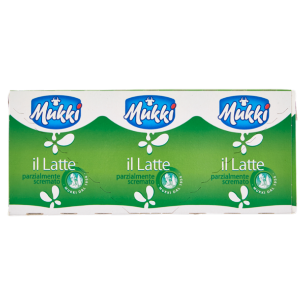 Mukki il Latte parzialmente scremato 3 x 200 ml