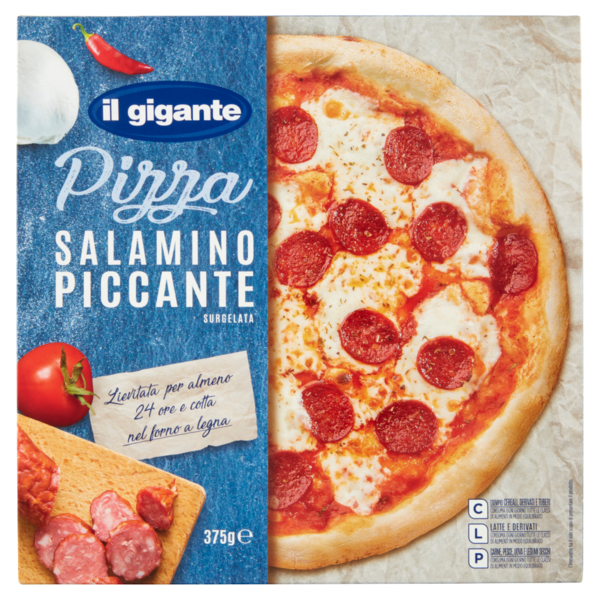 IL GIGANTE Pizza Salamino Piccante Surgelata 375 g