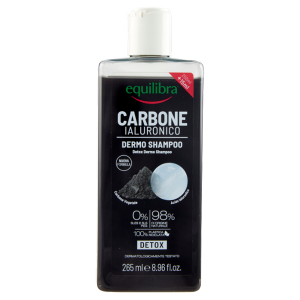 equilibra Carbone Ialuronico Dermo Shampoo Detox 265 ml