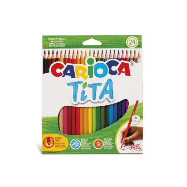 CARIOCA Tita Box  24pcs Colored Pencil