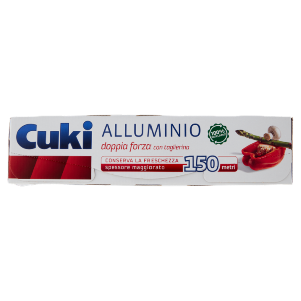 Cuki Alluminio doppia forza con taglierina 150 metri