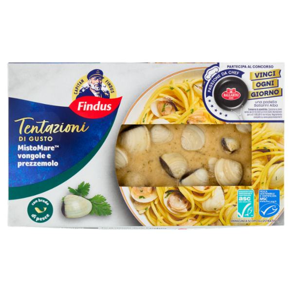 Capitan Findus Tentazioni di Gusto Misto Mare vongole e prezzemolo 400 g